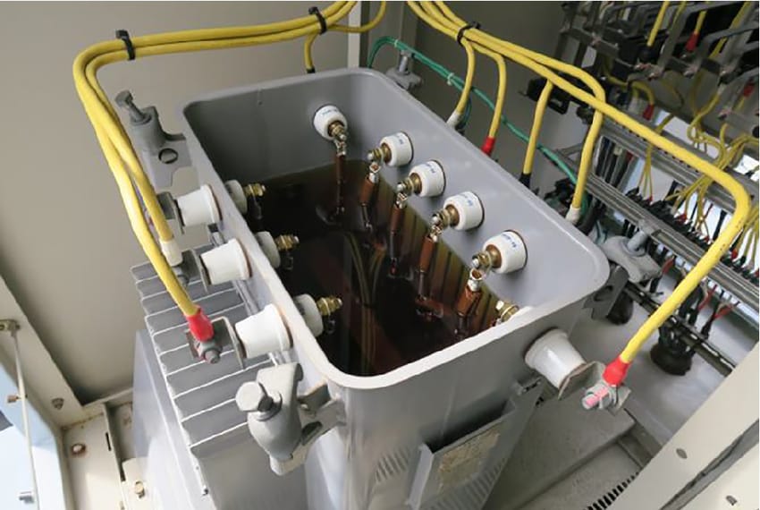 oil inside transformer